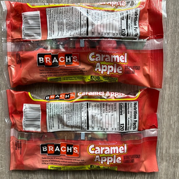 LIMITED EDITION Brachs Caramel Apple Candy corn Lot of 2 - Picture 5 of 5